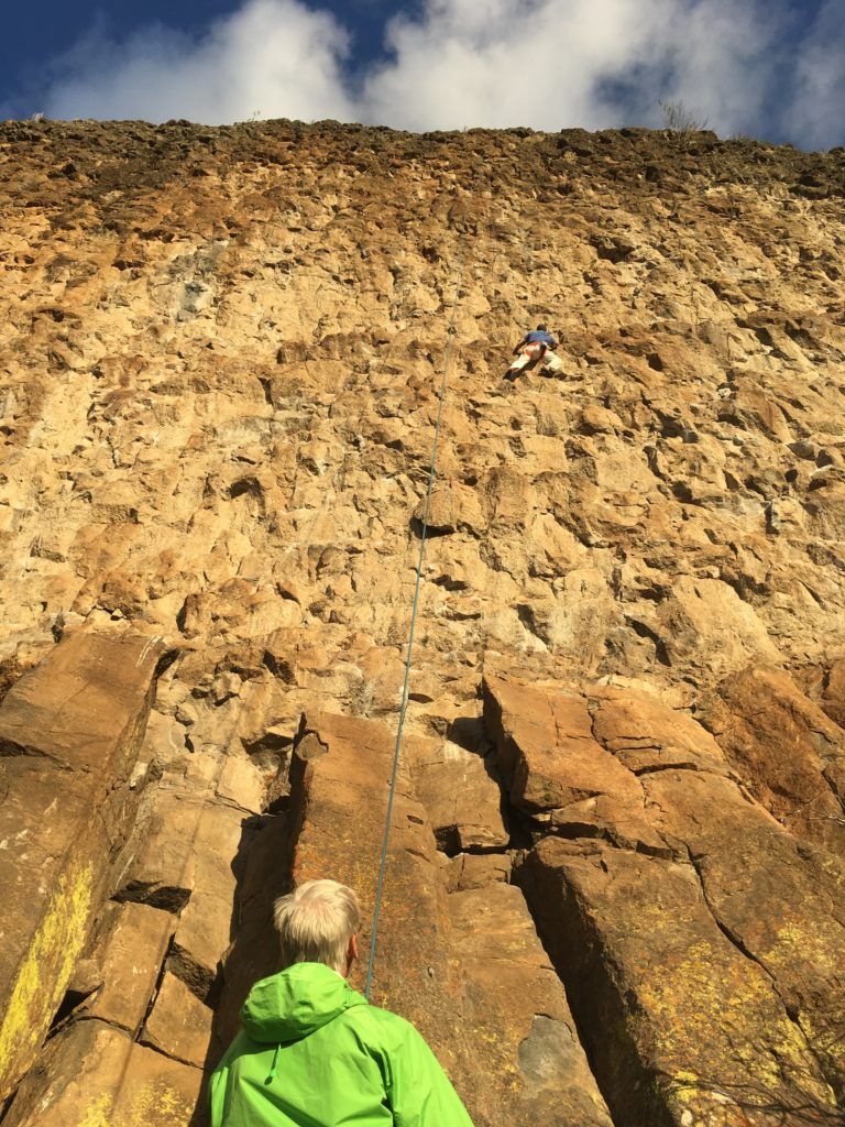 Guided rock climbing in Sonora, California
