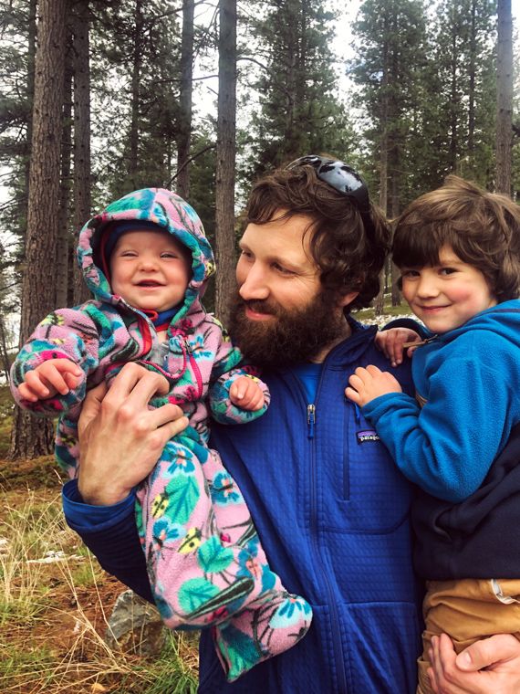 Gabriel Mann and his children - Wild Yosemite Adventure Guide Services